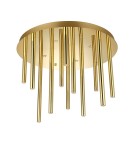 Modern ceiling lamps - Azzardo ILIOS 12 Ceiling 3-STEP DIMM GO Gold Gloss 16xLED 3 Brightness Modes Icicle Tubes AZ5754 - product 1