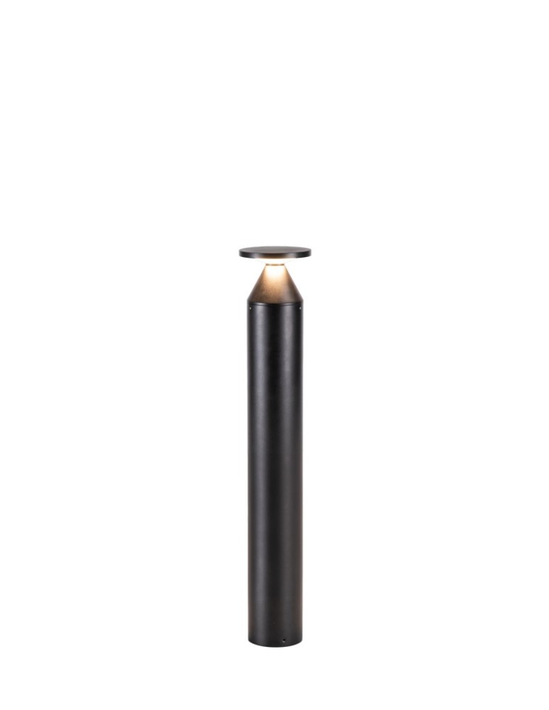 Standing garden lamps - Azzardo ELIAS 60 IP65 4000K DGR Dark Grey 1xLED Outdoor Standing Pole Lamp AZ5710 - product kolory-swiatla.pl 1