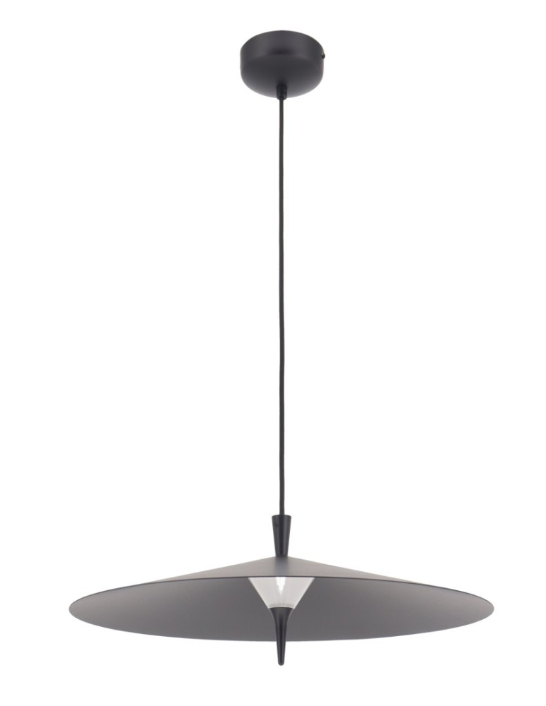 LED pendant lamps - Azzardo STIG BK Black Matte 1xLED Pendant AZ5905 - product kolory-swiatla.pl 1