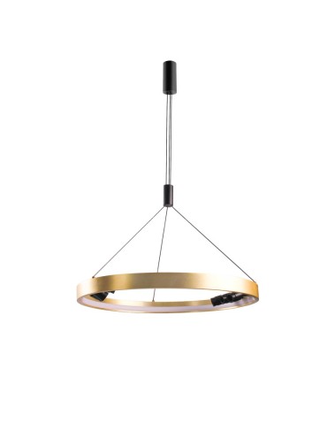 Azzardo SERAFINO Pendant 60 3-STEP DIMM GO/BK Black Matte/Brass Brushed Gold 7xLED 3 Brightness Modes AZ5834