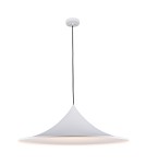Single pendant lamps - Azzardo KELDAN 70 WH White 1xE27 Pendant Hat AZ5903 - product 1
