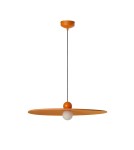 Designer pendant lamps - Azzardo FREYA ORANGE Orange 1xLED Pendant Felt Hat AZ5906 - product 1
