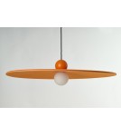 Designer pendant lamps - Azzardo FREYA ORANGE Orange 1xLED Pendant Felt Hat AZ5906 - product 2
