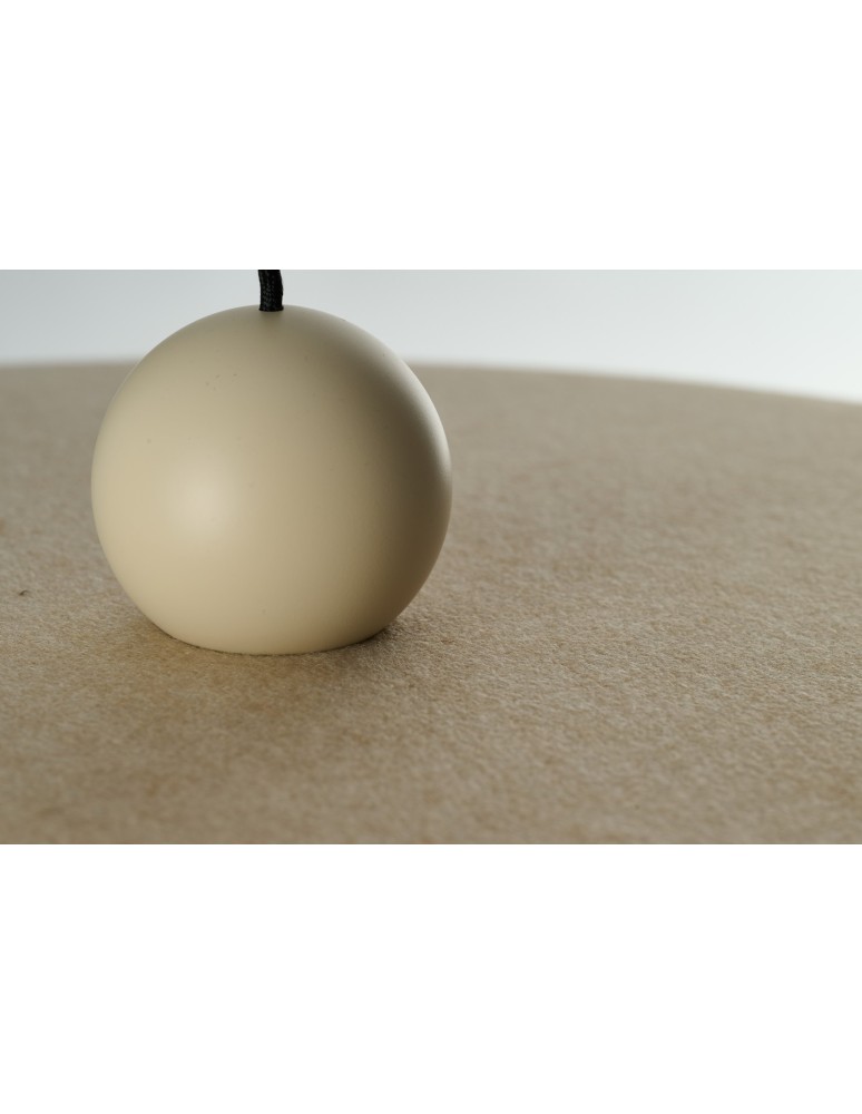 Designer pendant lamps - Azzardo FREYA BEIGE Beige 1xLED Pendant Felt Hat AZ5907 - product kolory-swiatla.pl 3