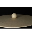 Designer pendant lamps - Azzardo FREYA BEIGE Beige 1xLED Pendant Felt Hat AZ5907 - product 4