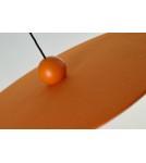 Designer pendant lamps - Azzardo FREYA ORANGE Orange 1xLED Pendant Felt Hat AZ5906 - product 7