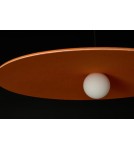 Designer pendant lamps - Azzardo FREYA ORANGE Orange 1xLED Pendant Felt Hat AZ5906 - product 8