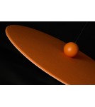 Designer pendant lamps - Azzardo FREYA ORANGE Orange 1xLED Pendant Felt Hat AZ5906 - product 10