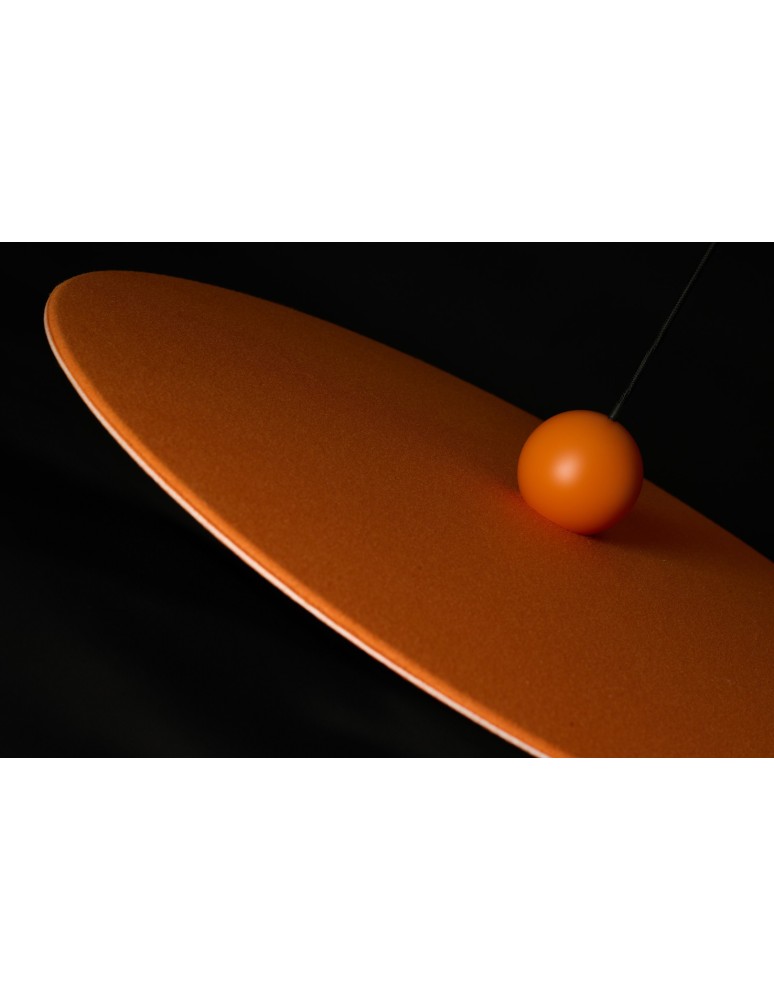 Designer pendant lamps - Azzardo FREYA ORANGE Orange 1xLED Pendant Felt Hat AZ5906 - product kolory-swiatla.pl 10