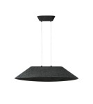 Designer pendant lamps - Azzardo FELMAN BK Black 1xLED Felt Pendant Lamp Dimmable Option AZ5900 - product 1