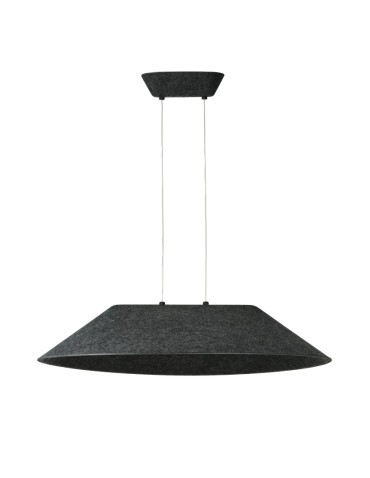 Azzardo FELMAN BK Black 1xLED Felt Pendant Lamp Dimmable Option AZ5900