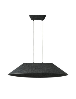 Azzardo FELMAN BK Czarny 1xLED Wisząca Lampa z Filcu Opcja Ściemniania AZ5900