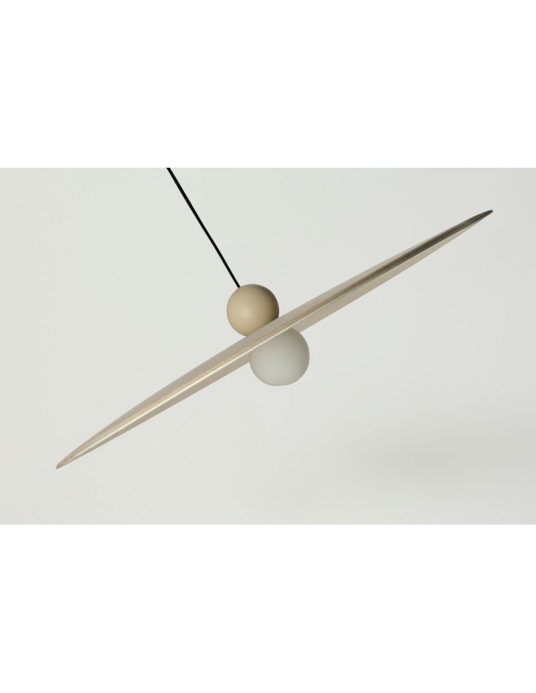 Designer pendant lamps - Azzardo FREYA BEIGE Beige 1xLED Pendant Felt Hat AZ5907 - product kolory-swiatla.pl 9