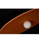 Designer pendant lamps - Azzardo FREYA ORANGE Orange 1xLED Pendant Felt Hat AZ5906 - product 11