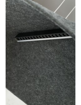 Azzardo FELMAN BK Czarny 1xLED Wisząca Lampa z Filcu Opcja Ściemniania AZ5900 - produkt 2