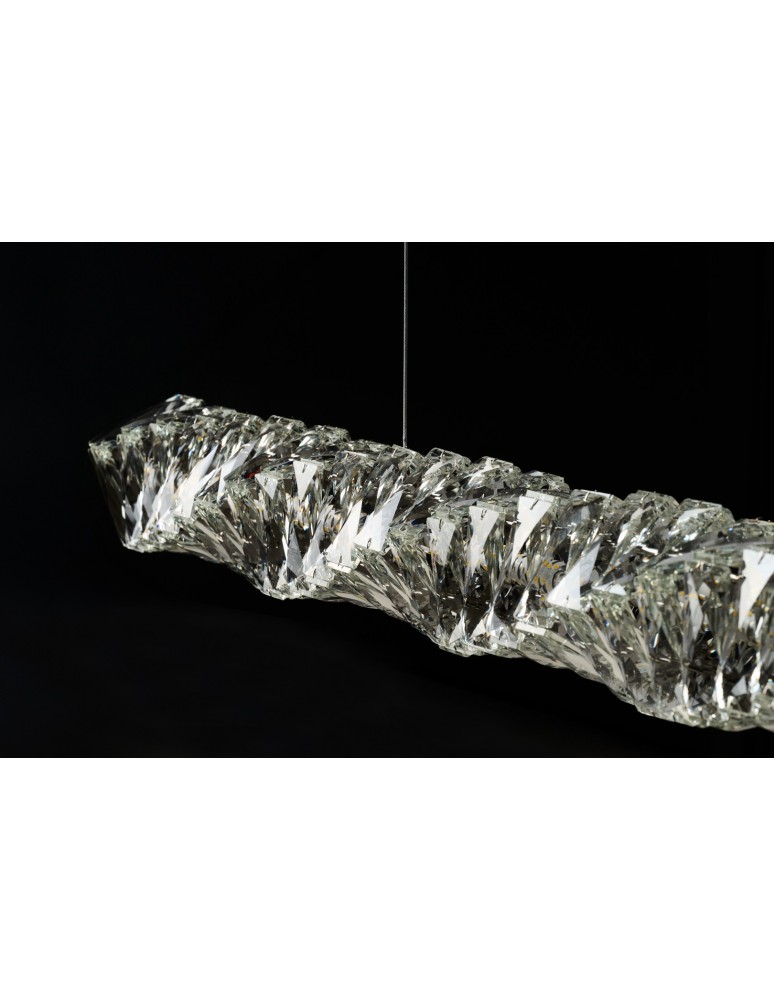 Glamour pendant lamps - Azzardo FLORENCE DIMM GO Pendant Gold Gloss/Transparent 1xLED Crystal Dimmable Option AZ6187 - product kolory-swiatla.pl 4