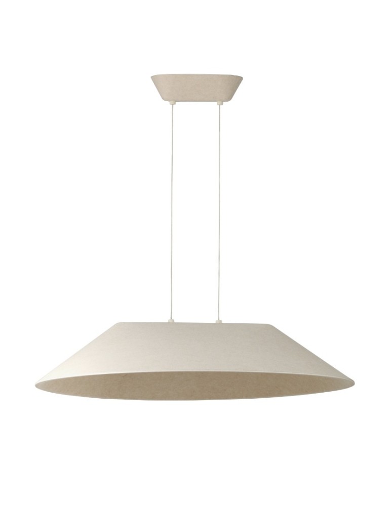 Designer pendant lamps - Azzardo FELMAN BEIGE Beige 1xLED Felt Pendant Lamp Dimmable Option AZ5899 - product kolory-swiatla.pl 1