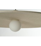 Designer pendant lamps - Azzardo FREYA BEIGE Beige 1xLED Pendant Felt Hat AZ5907 - product 10