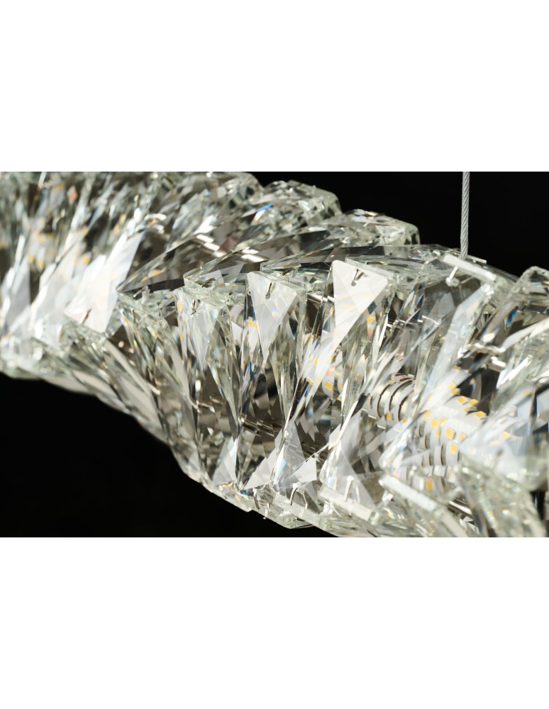 Glamour pendant lamps - Azzardo FLORENCE DIMM GO Pendant Gold Gloss/Transparent 1xLED Crystal Dimmable Option AZ6187 - product kolory-swiatla.pl 5