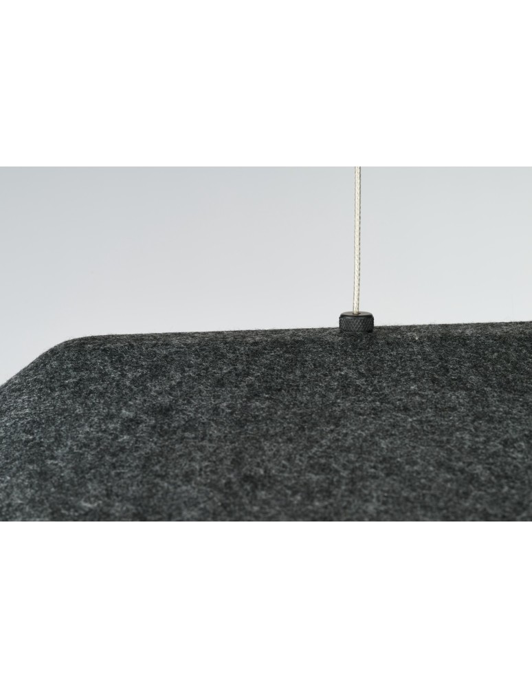 Designer pendant lamps - Azzardo FELMAN BK Black 1xLED Felt Pendant Lamp Dimmable Option AZ5900 - product kolory-swiatla.pl 5