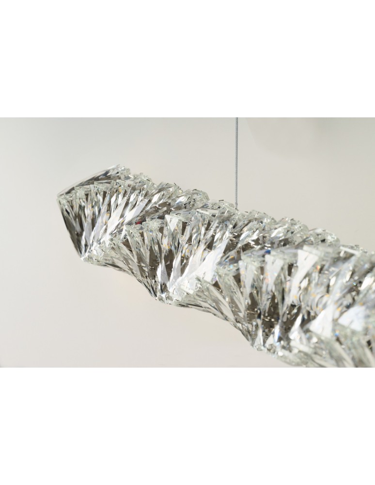 Glamour pendant lamps - Azzardo FLORENCE DIMM GO Pendant Gold Gloss/Transparent 1xLED Crystal Dimmable Option AZ6187 - product kolory-swiatla.pl 8