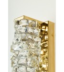 Glamour wall lamps - Azzardo FLORENCE WALL GO Gold Gloss/Transparent 1xLED Crystal Wall Mount AZ6188. - product 2