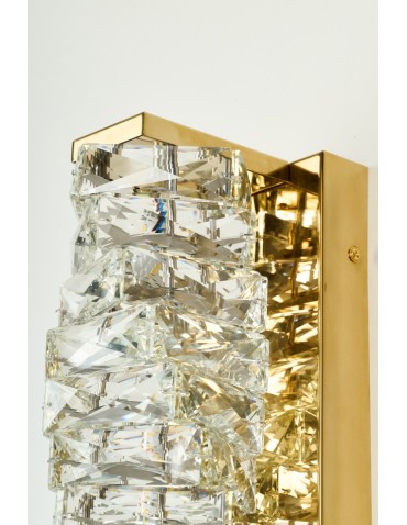 Azzardo FLORENCE WALL GO Gold Gloss/Transparent 1xLED Crystal Wall Mount AZ6188. - product 2