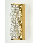 Glamour wall lamps - Azzardo FLORENCE WALL GO Gold Gloss/Transparent 1xLED Crystal Wall Mount AZ6188. - product 3