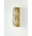 Glamour wall lamps - Azzardo FLORENCE WALL GO Gold Gloss/Transparent 1xLED Crystal Wall Mount AZ6188. - product 4