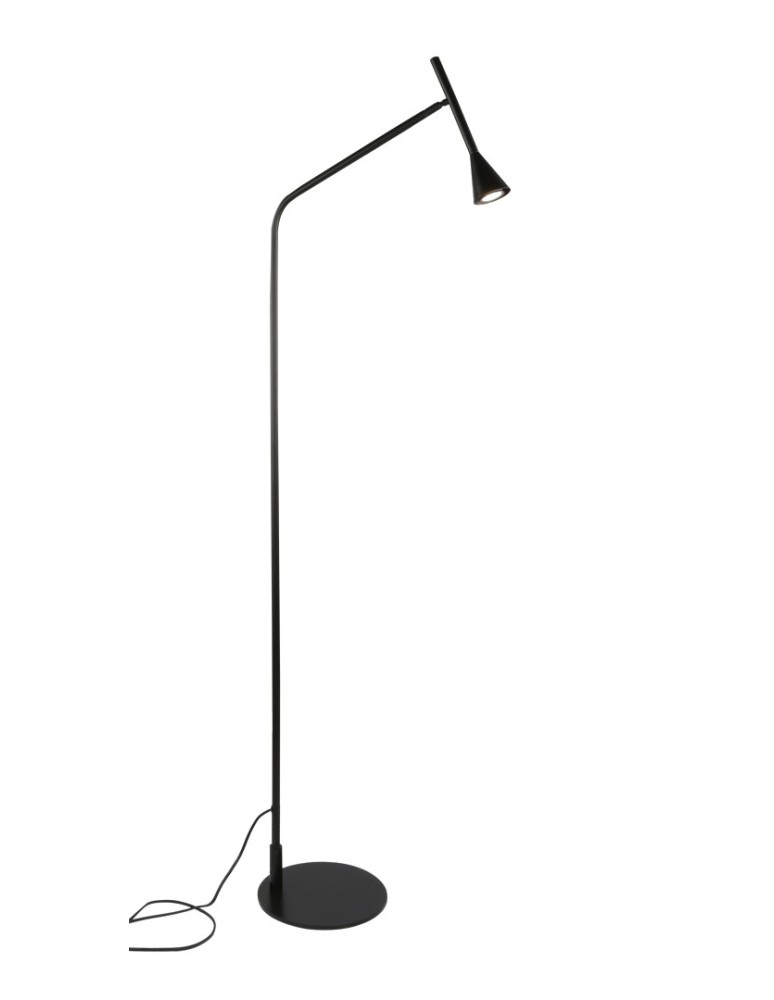 LED floor lamps - Azzardo CYGNUS Floor Wash BK Black 1xGU10 AZ5623 - product kolory-swiatla.pl 1