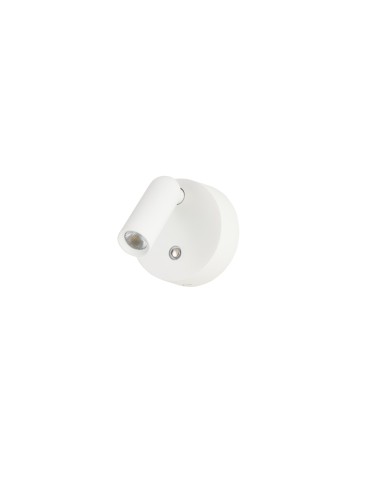 Azzardo COMO ROUND WALL WH White 1xLED Wall lamp with Touch Switch and Dimmer AZ5629