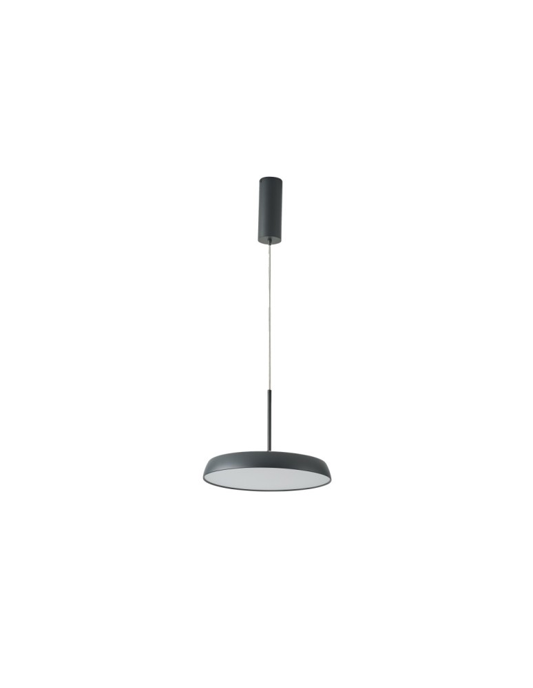 LED pendant lamps - Azzardo CLARA Pendant 15 BK Black Matte 1xLED 3000K AZ5807 - product kolory-swiatla.pl 1