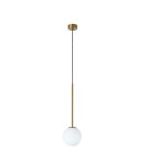 Single pendant lamps - YASKR Bolti Pendant Lamp 1xE14 gold PL0112-GD   - product 1