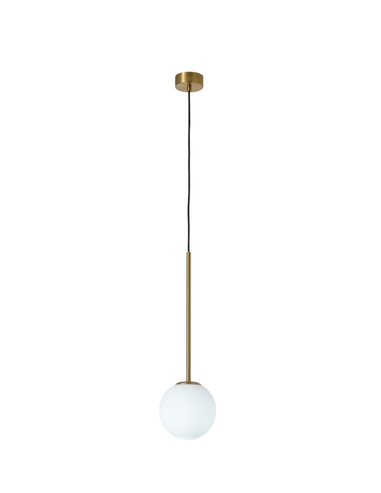 Single pendant lamps - YASKR Bolti Pendant Lamp 1xE14 gold PL0112-GD   - product kolory-swiatla.pl 1