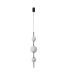 Pendant lamps spheres - YASKR Bolti IP44 LED Pendant Lamp black PL0109-3   - product 2
