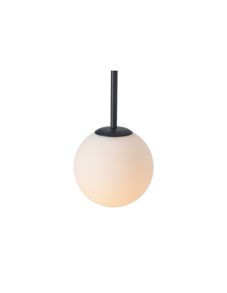Pendant lamps spheres - YASKR Bolti Pendant Lamp 1xE14 black PL0112-BK   - product kolory-swiatla.pl 4