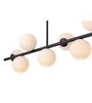 Pendant lamps spheres - YASKR Bolti Ceiling Lamp 7xE14 black PLC0104-BK 101 cm.  - product 5