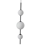 Pendant lamps spheres - YASKR Bolti IP44 LED Pendant Lamp black PL0109-3   - product 5