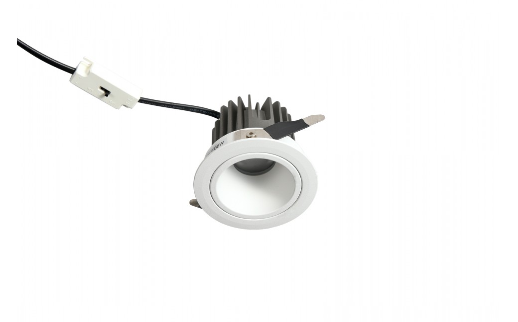 YASKR Oczko podtynkowe Pik LED białe RL0106-CCT-WH 