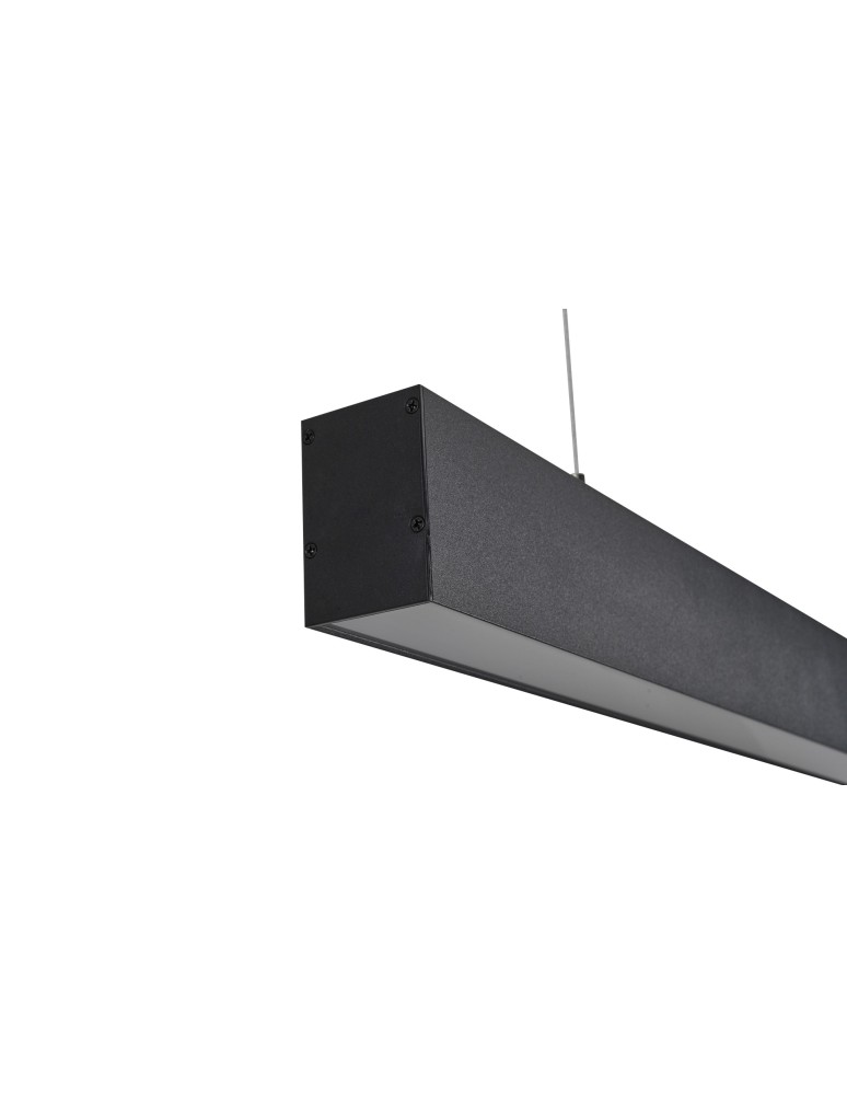 Pendant lamps over desk - YASKR Sigi V LED Pendant Lamp black PL0130-BK   - product kolory-swiatla.pl 3