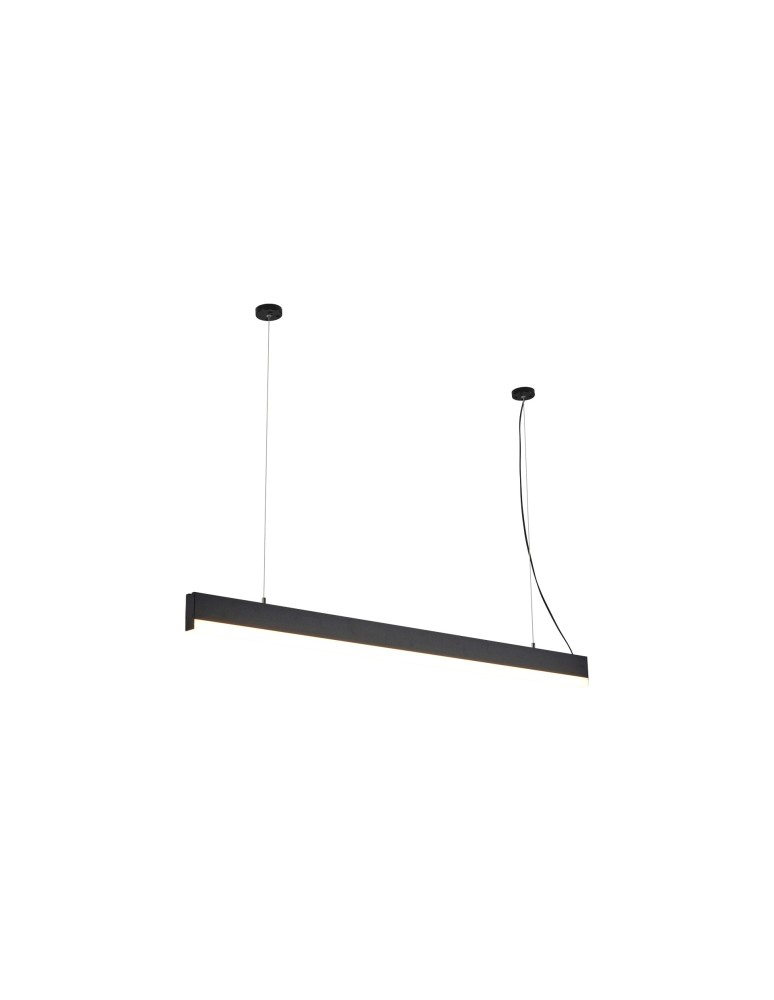 Pendant lamps over desk - YASKR Sigi IV LED Pendant Lamp black PL0129-BK   - product kolory-swiatla.pl 3