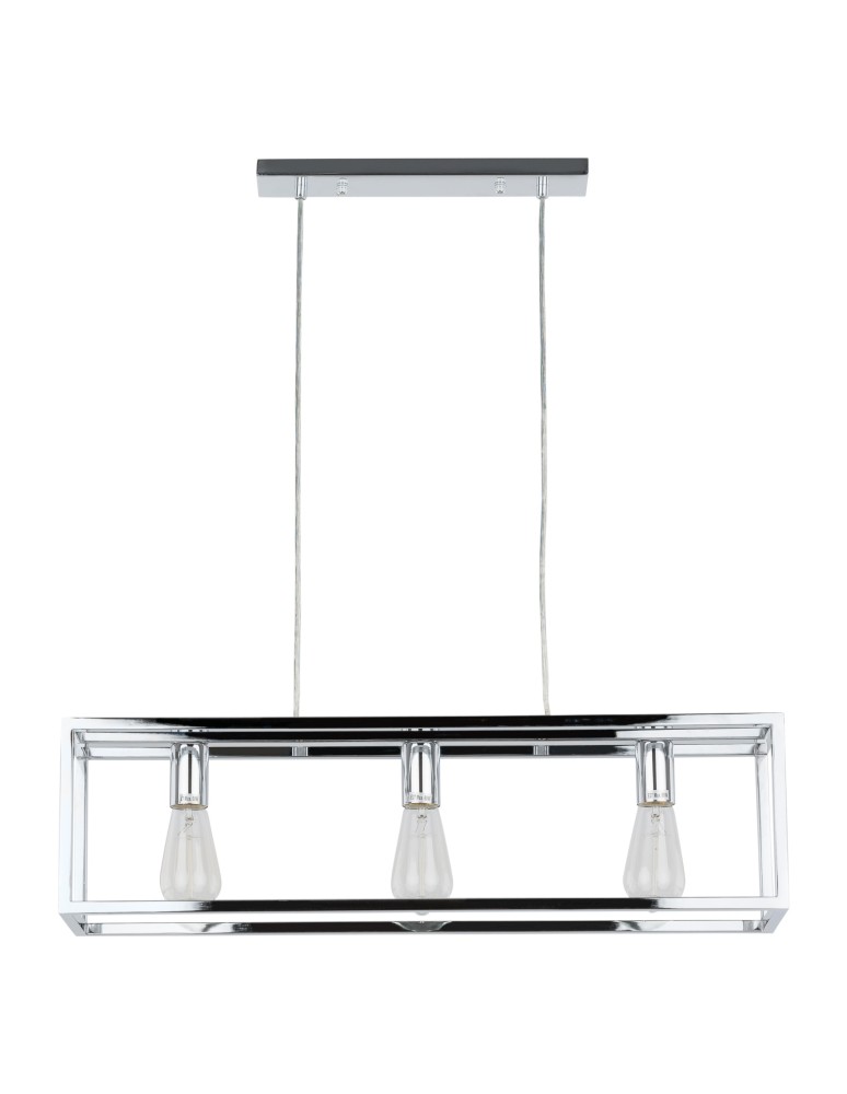 Loft pendant lamps - ITALUX Sigalo Pendant 3xE27 MD-BR4367-D3 CH - product kolory-swiatla.pl 2