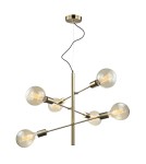 Pendant lamps - ITALUX Madalyn Pendant 6xE27 MDM3582/6 AB - product 1