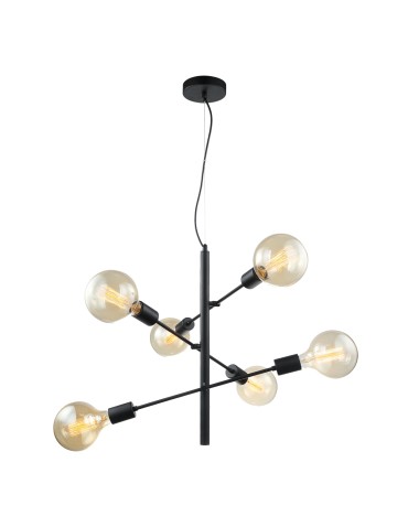 ITALUX Madalyn Pendant 6xE27 MDM3582/6 BK