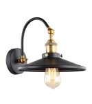 Wall lamps - ITALUX Verda Wall lamp 1xE27 MBM-3458/1 BK+GD - product 1