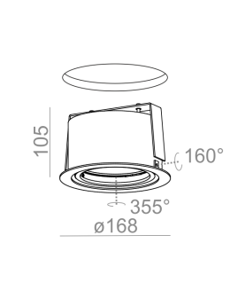 Aqform RING 111 12V Recessed 37151-0000-T8-PH - product 2