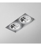 Frameless flush-mounted lamps - trimless - Aqform SQUARES 111x2 trimless 230V drop-in 37512-0000-U8-PH - product 1