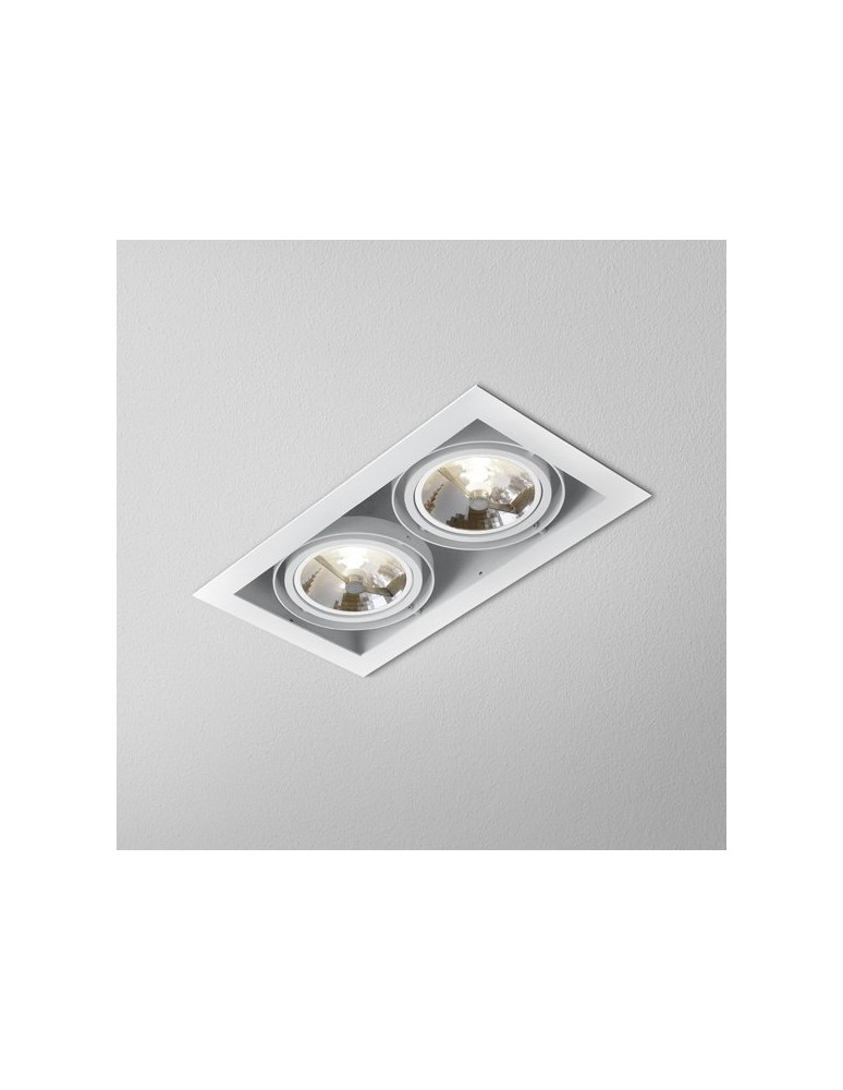 Square flush-mounted lamps - Aqform SQUARES 111x2 12V drop-in 30612-0000-T8-PH - product kolory-swiatla.pl 1