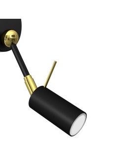 Milagro Kinkiet IRIS Black/Gold 1x mini GU10 MLP7269 - produkt 2