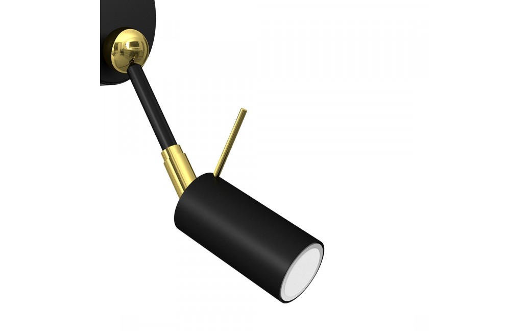 Milagro Kinkiet IRIS Black/Gold 1x mini GU10 MLP7269